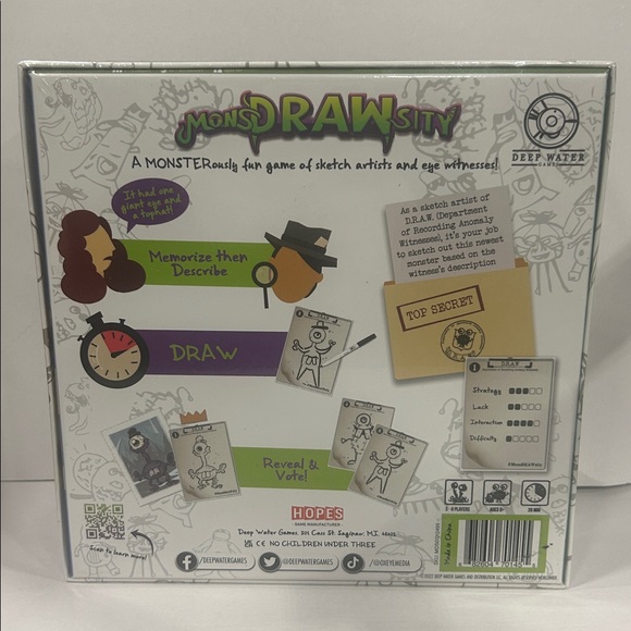 Monstrosity Drawing Party Game - Picture 2 of 2